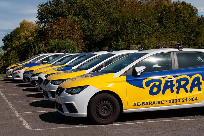 Flotte de véhicules Bara pour le permis B